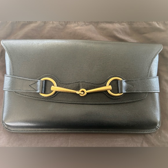 Gucci Black Leather clutch in excellent used condition - Picture 10 of 10